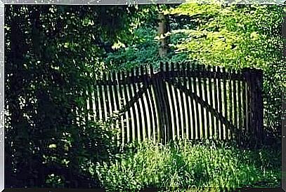 A gate to a garden.