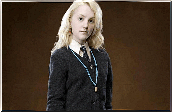 Lulla Lunekjær from the Harry Potter books shows an introverted behavior called introverted introvert. 